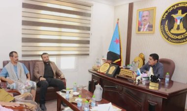 المحمدي يلتقي رئيس انتقالي شبوة الذي يزور حضرموت للمشاركة في المليونية الداعمة للنخبة والمطالبة بمعالجة الوضع المعيشي 