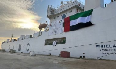 إبحار سفينة المساعدات الإماراتية الثانية إلى العريش