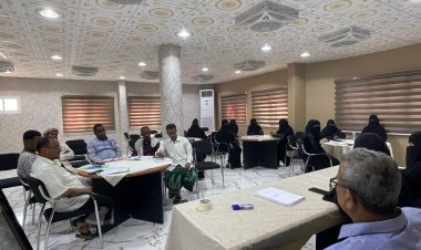 تدشين ورشة عمل ( الفريق المحوري المتابعة والتقييم من منظور النوع الاجتماعي ) تدشين النزول الميداني.