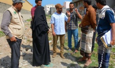 السلطة المحلية بصيرة تسلم موقع مشروع تصريف مياه الأمطار بمجرى السائلة بالمديرية