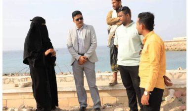 مدير شركة النفط بساحل حضرموت يتفقّد سير العمل بمحطة كورنيش المحضار بخلف