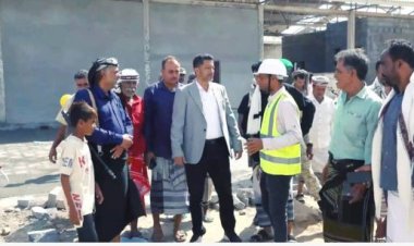 مدير الشؤون المالية بوزارة الداخلية يقوم بزيارة تفقدية إلى إدارة أمن عدن