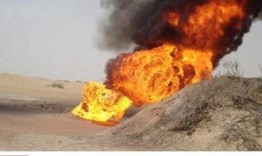 مجهولون يستهدفون أنبوب نقل النفط الخام بشبوة