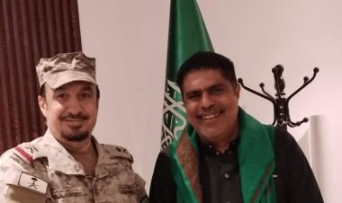 رئيس انتقالي حضرموت يلتقي في شرورة قائد قوات الدعم والإسناد في التحالف العربي