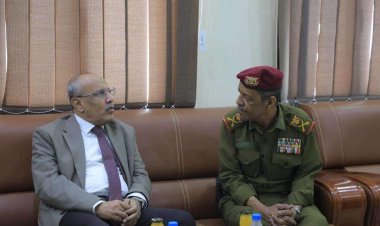 رئيس الجمعية الوطنية يزور قائد المنطقة العسكرية الثانية