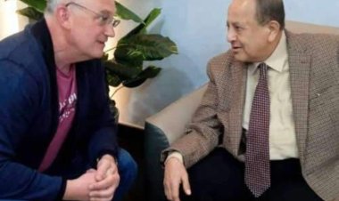 الدكتور الحاج يستقبل رئيس دائرة الشرق الأوسط وشمال إفريقيا بوزارة الخارجية الروسية