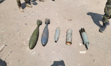 أمن العاصمة عدن يضبط قذائف متنوعة بدار سعد