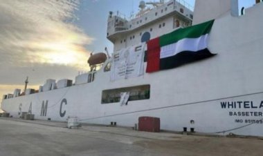 وصول سفينة المساعدات الإماراتية الـ2 إلى العريش