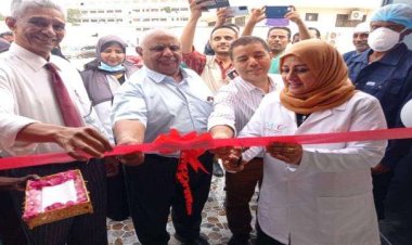 مدير عام مستشفى الصداقة تفتتح قسم غسيل ملابس العمليات والاقسام بالمستشفى