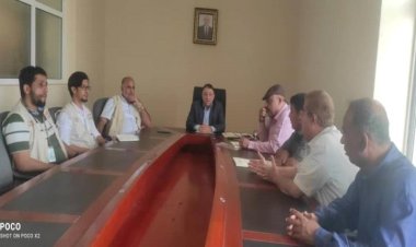 اجتماع برئاسة الأمين العام للمجلس المحلي بأبين يبحث اوجه التنسيق المشترك لتنفيذ مشروع RRM