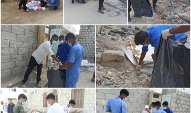 بالتعاون مع لإدارة مشروع النظافة والتحسين.. طلاب شعب التعليم الفني والتدريب المهني بغيل باوزير ينفذون حملة نظافة شاملة تزامناً مع أسبوع النظافة والبيئة