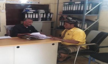 رئيس إدارة الشؤون الاجتماعية بانتقالي خنفر يلتقي مدير مكتب الشؤون الاجتماعية بالمديرية