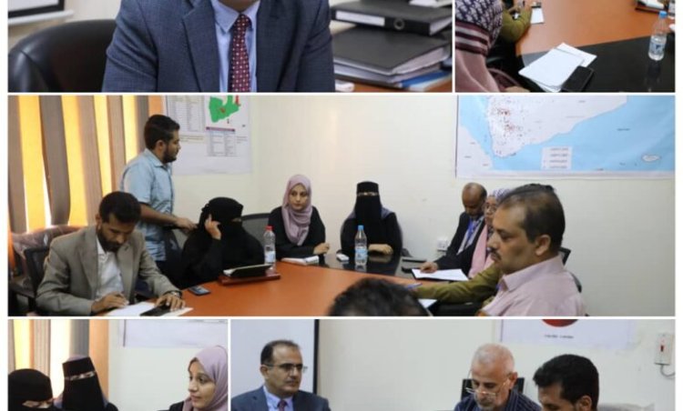 وزير الصحة يطلع على عمل لجنة إدارة مشروع صندوق الوباء