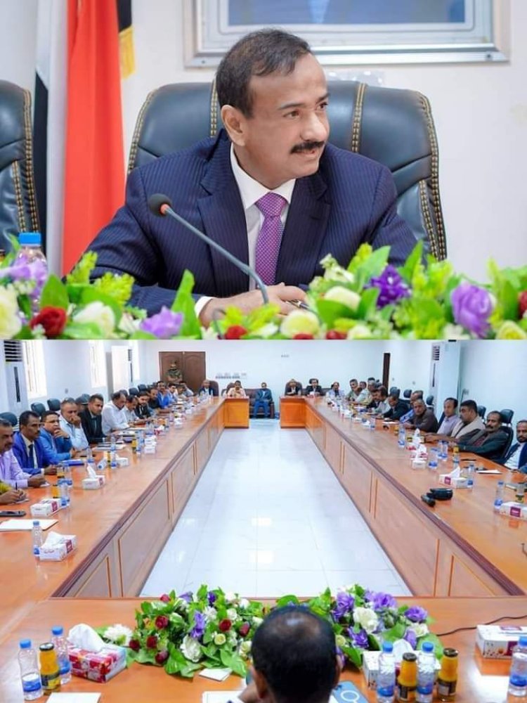 برئاسة المحافظ بن الوزير المكتب التنفيذي يقر مشروع قرار يوصي بإنشاء منطقة عسكرية في محافظة شبوة.
