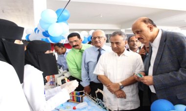 رئيس جامعة عدن يختتم فعاليات أسبوع الطالب الجامعي الـ(24) في كلية الطب والعلوم الصحية