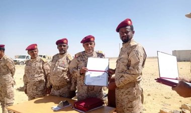 اختتام دورة الصف ضباط في لواء حضرموت بلبنة بارشيد