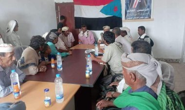 إتمام مراسم تسليم واستلام لرئاسة الهيئة التنفيذية لانتقالي مديرية أحور