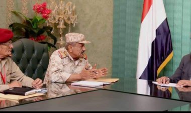 المحرّمي يلتقي قيادتي الكلية العسكرية ومعهد الثلايا لتأهيل القادة والأركان