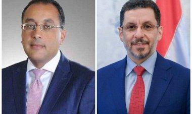 رئيس الوزراء بن مبارك يستعرض العلاقات الأخوية مع نظيره المصري مدبولي