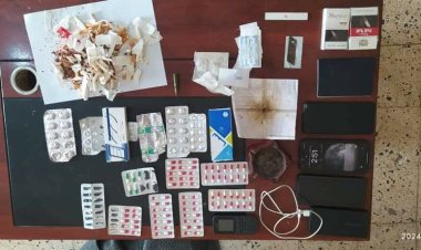 مكافحة المخدرات بساحل حضرموت تضبط 6 من مروجي ومتعاطي الحشيش والحبوب المخدرة بالمكلا