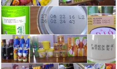 قسم الاصحاح البيئي باشغال غيل باوزير يضبط عدد من المخالفات لمواد منتهية الصلاحية