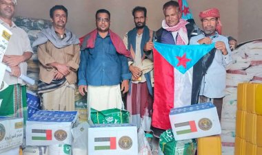 لجنة الإغاثة تدشن مشروع توزيع السلال الغذائية على الأسر الأشد احتياجا بمديرية الضليعة