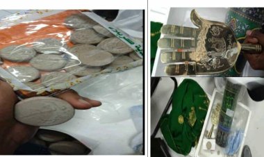 المهرة.. ضبط تعويذات وشعارات شيعية في جمارك شحن