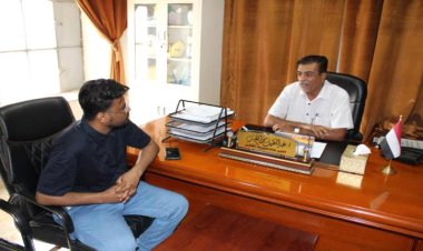 مدير عام مديرية القطن يلتقي بالإعلامي سليمان صالح باشادي