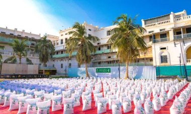 مركز الملك سلمان يدشن مشروع زكاة الفطر لعام 1445 هـ في ساحل ووادي حضرموت