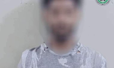 حزام العاصمة عدن يلقي القبض على متهم بتفجير قنبلة يدوية