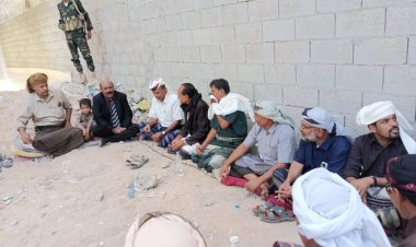 رئيس تنفيذية انتقالي شبوة يلتقي عددًا من الشخصيات من قبيلة آل ضباب