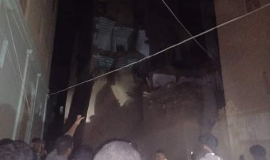 انهيار أحد المباني بمدينة شبام الليلة عقب هذا الأمر