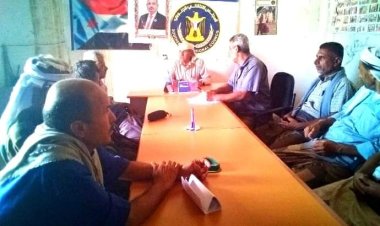 تنفيذية انتقالي الوضيع تعقد اجتماعها الدوري لشهر أبريل