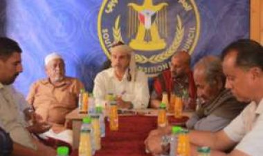 رئيس انتقالي مديرية سيئون يستقبل رئيس كتلة أعضاء الجمعية الوطنية بحضرموت الوادي والصحراء