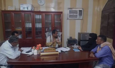 رئيس تنفيذية انتقالي خنفر يلتقي مدير عام المديرية