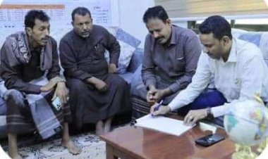 مناقشة إجراءات تعزيز شبكة كهرباء مديرية حريضة بوادي حضرموت