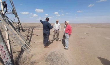 فريق من انتقالي أبين يطلع على الأعمال التخريبية لخطوط نقل الكهرباء بالمحافظة