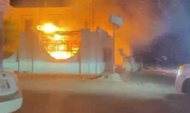 عدن: اندلاع حريق بقاعة أعراس في المنصورة