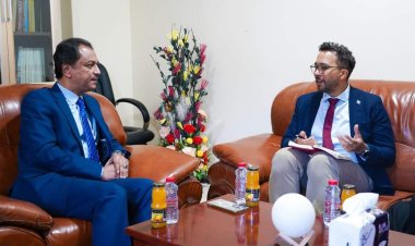 باعوم يلتقي مدير مكتب المبعوث الأممي في العاصمة عدن