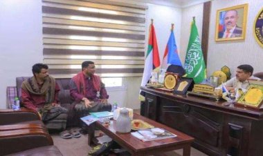 رئيس انتقالي حضرموت يبحث خطط عمل المجلس بالضليعة