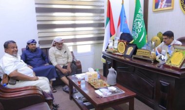 العميد المحمدي يشيد بجهود القيادة المحلية للمجلس الانتقالي الجنوبي بمديرية غيل باوزير