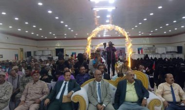 انتقالي لحج يحيي ذكرى إعلان عدن التاريخي بحفل فني وخطابي