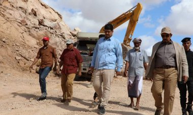 المحافظ بن ماضي يتفقد طريق "الدائري وسط" بنسبة انجاز 84%