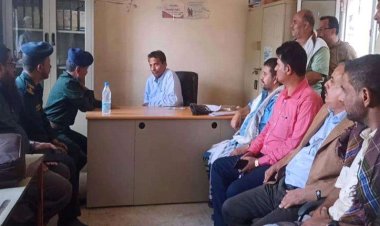 محافظ أبين يتفقد إدارة أمن مديرية مودية