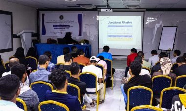 منسقية انتقالي كلية الطب والعلوم الصحية بجامعة حضرموت تُدشن دورة "مهارات قراءة تخطيط القلب"