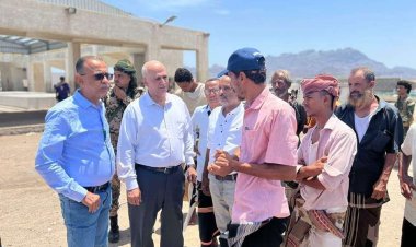 الوزير الشرجبي يزور محمية خور عميرة الطبيعية بمحافظة لحج