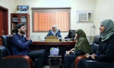 رئيسة اللجنة الوطنية للمرأة تلتقي مدير منظمة الأمين للمساندة الانسانية