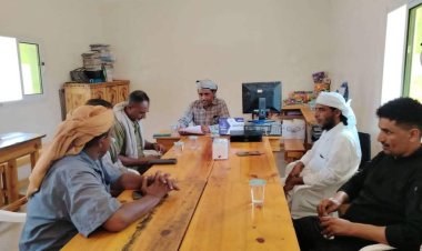 رئيس تنفيذية انتقالي سقطرى يتفقد روضة الشيخة حمامة المزروعي بمنطقة دبنة