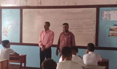 انتقالي صيرة يتفقد سير عملية الامتحانات في مدارس المديرية