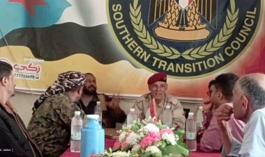 رئيس تنفيذية انتقالي الضالع يناقش الأوضاع الأمنية في مديرية الشعيب